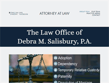 Tablet Screenshot of dmsalisburylaw.com